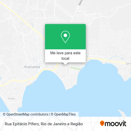 Rua Epitácio Pífero mapa