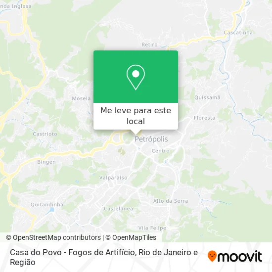 Casa do Povo - Fogos de Artifício mapa