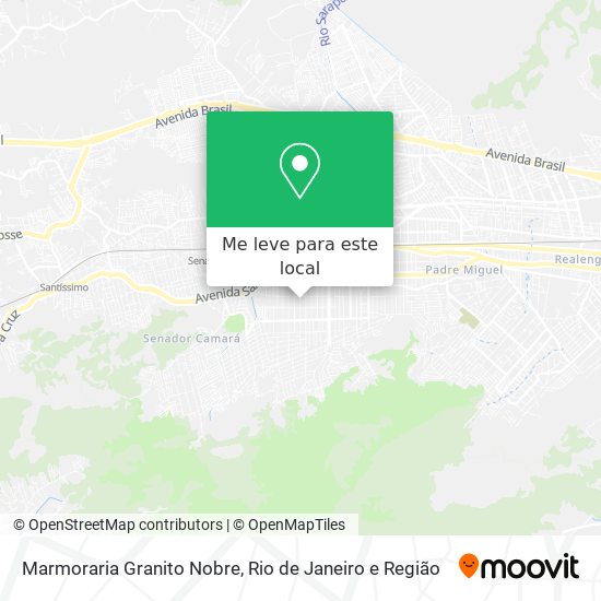 Marmoraria Granito Nobre mapa