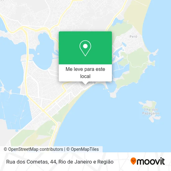 Rua dos Cometas, 44 mapa