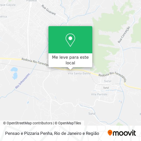 Pensao e Pizzaria Penha mapa