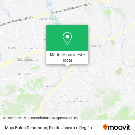 Maju Bolos Decorados mapa