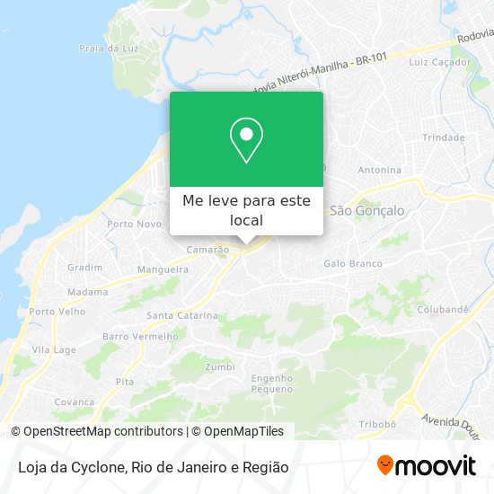 Loja da Cyclone mapa