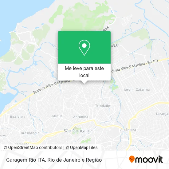 Garagem Rio ITA mapa