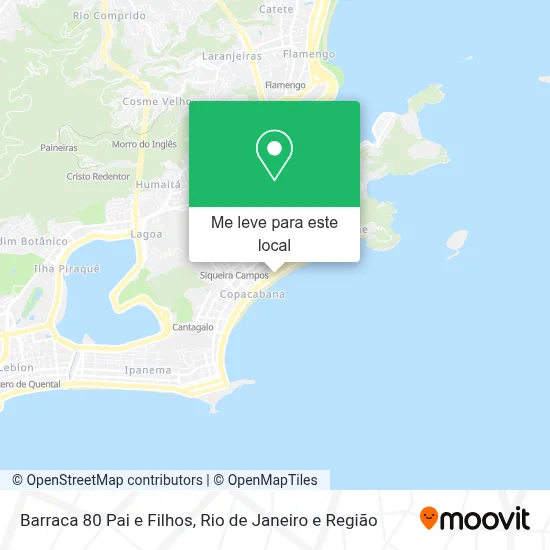 Barraca 80 Pai e Filhos mapa