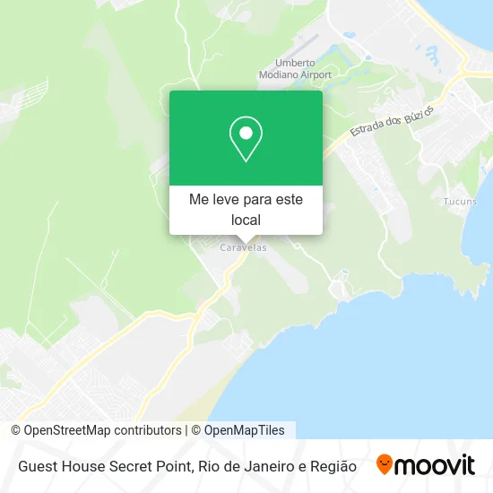 Guest House Secret Point mapa