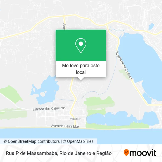 Rua P de Massambaba mapa