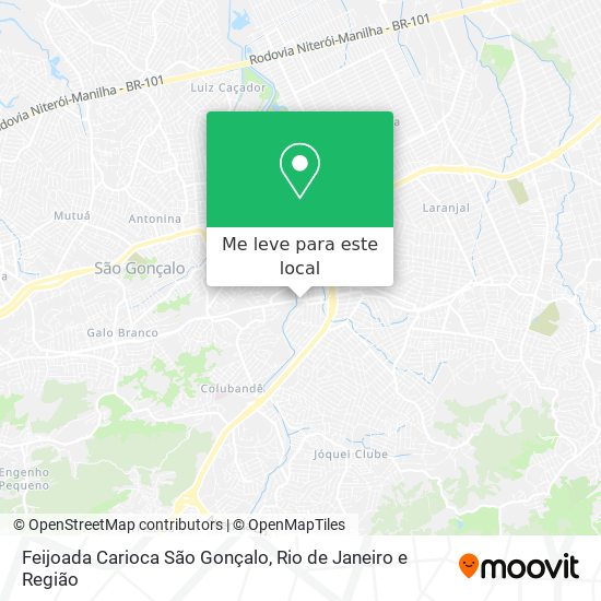 Feijoada Carioca São Gonçalo mapa