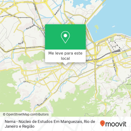 Nema - Núcleo de Estudos Em Manguezais mapa