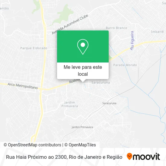 Rua Haia Próximo ao 2300 mapa