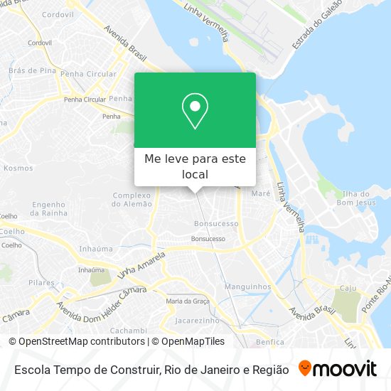 Escola Tempo de Construir mapa