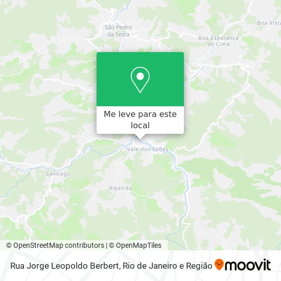 Rua Jorge Leopoldo Berbert mapa