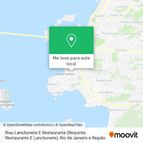 Riau Lanchonete E Restaurante mapa