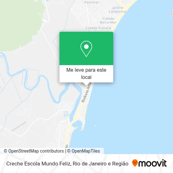 Creche Escola Mundo Feliz mapa