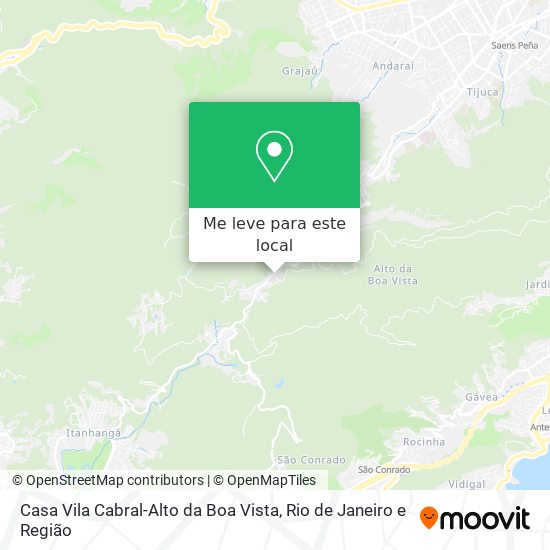 Casa Vila Cabral-Alto da Boa Vista mapa