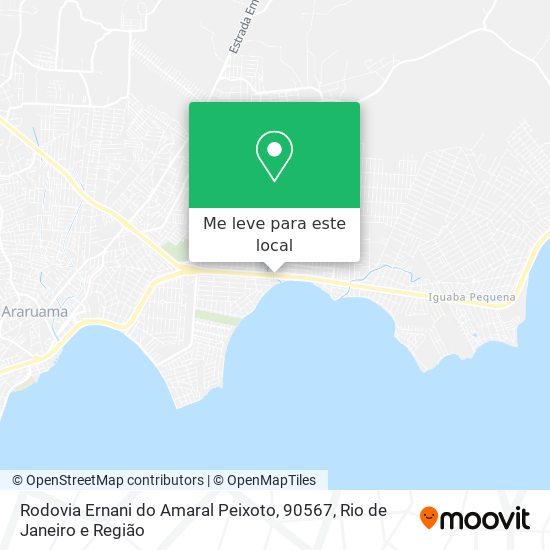 Rodovia Ernani do Amaral Peixoto, 90567 mapa