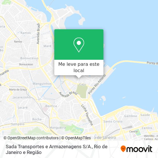 Sada Transportes e Armazenagens S / A. mapa