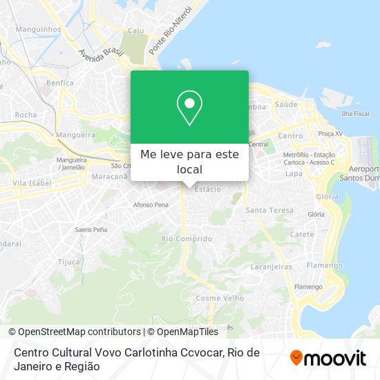 Centro Cultural Vovo Carlotinha Ccvocar mapa