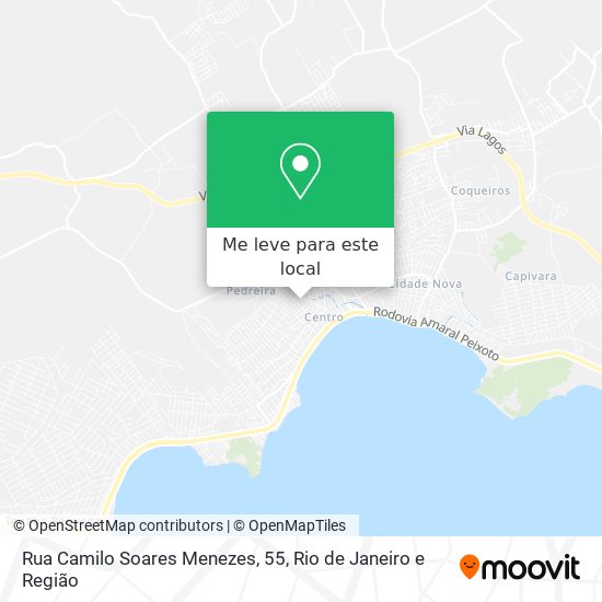 Rua Camilo Soares Menezes, 55 mapa