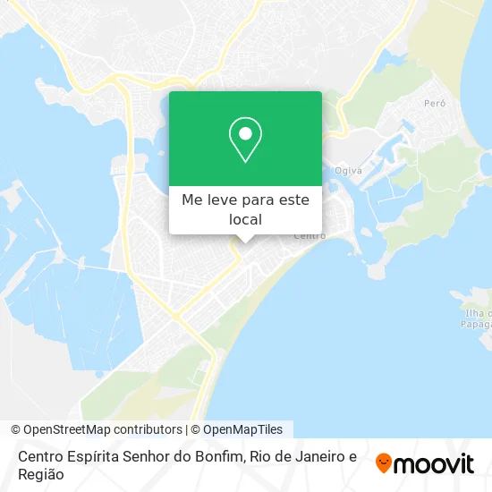 Centro Espírita Senhor do Bonfim mapa