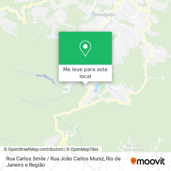 Rua Carlos Smile / Rua João Carlos Muniz mapa
