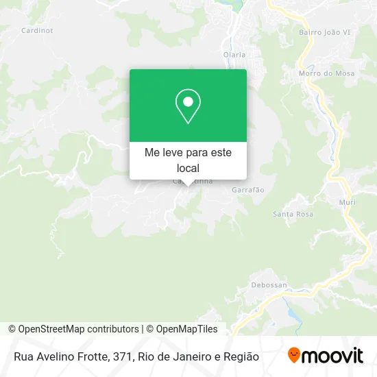 Rua Avelino Frotte, 371 mapa