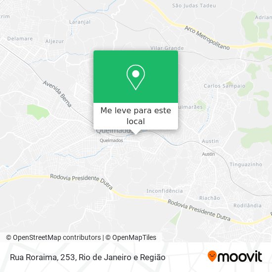 Rua Roraima, 253 mapa