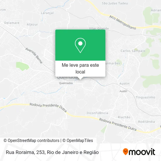Rua Roraima, 253 mapa