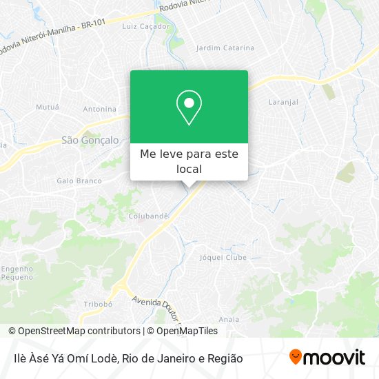 Ilè Àsé Yá Omí Lodè mapa