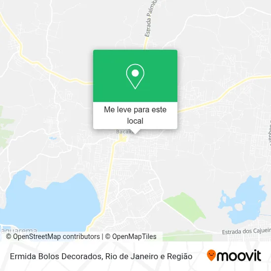 Ermida Bolos Decorados mapa