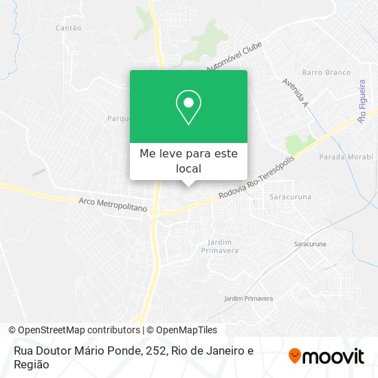 Rua Doutor Mário Ponde, 252 mapa