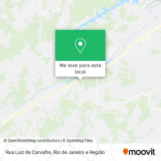 Rua Luiz de Carvalho mapa