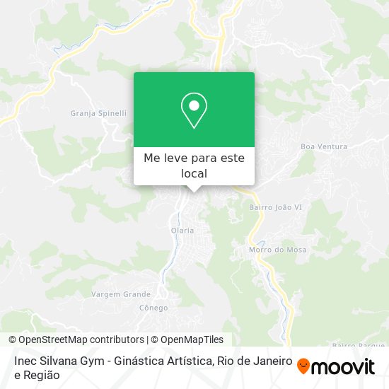 Inec Silvana Gym - Ginástica Artística mapa