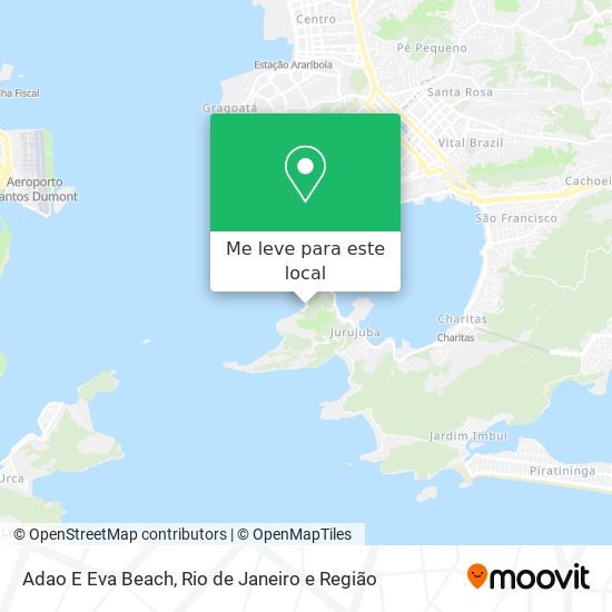 Adao E Eva Beach mapa