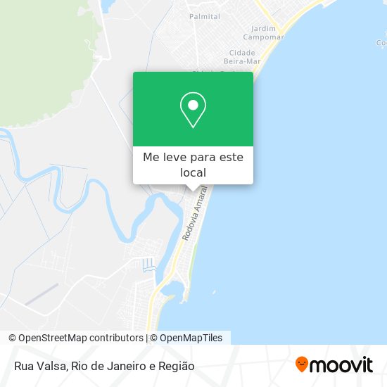 Rua Valsa mapa