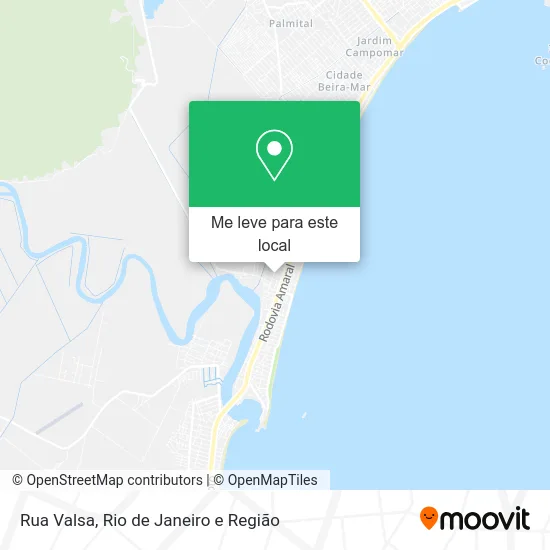Rua Valsa mapa