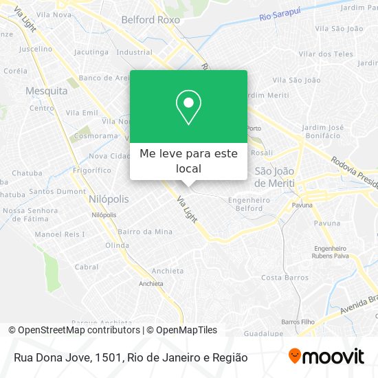 Rua Dona Jove, 1501 mapa