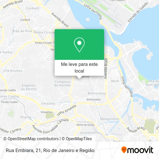 Rua Embiara, 21 mapa