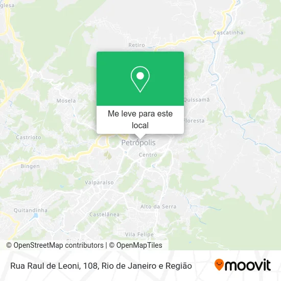 Rua Raul de Leoni, 108 mapa