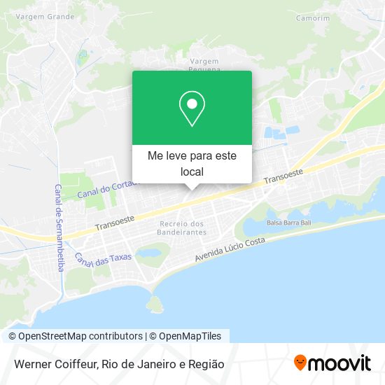 Werner Coiffeur mapa