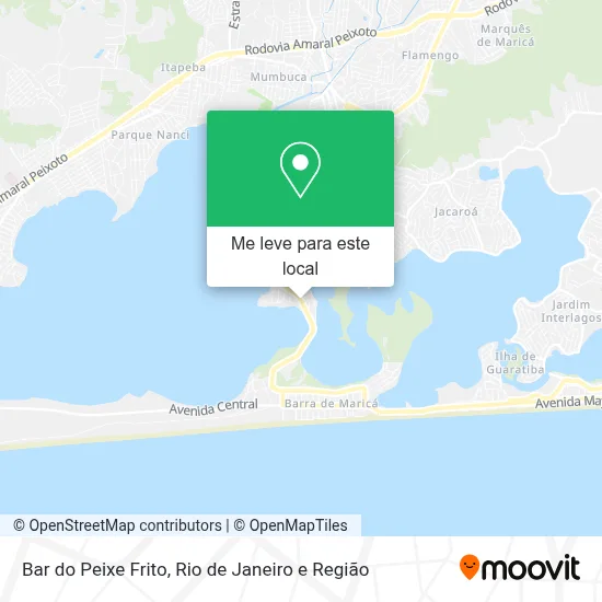 Bar do Peixe Frito mapa