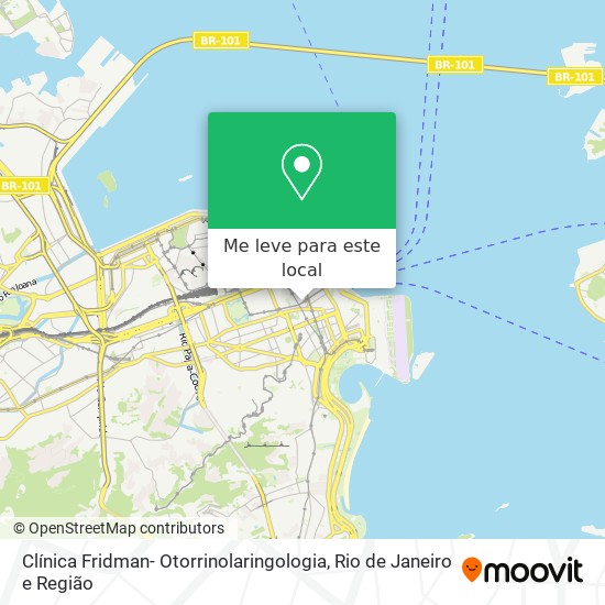 Clínica Fridman- Otorrinolaringologia mapa