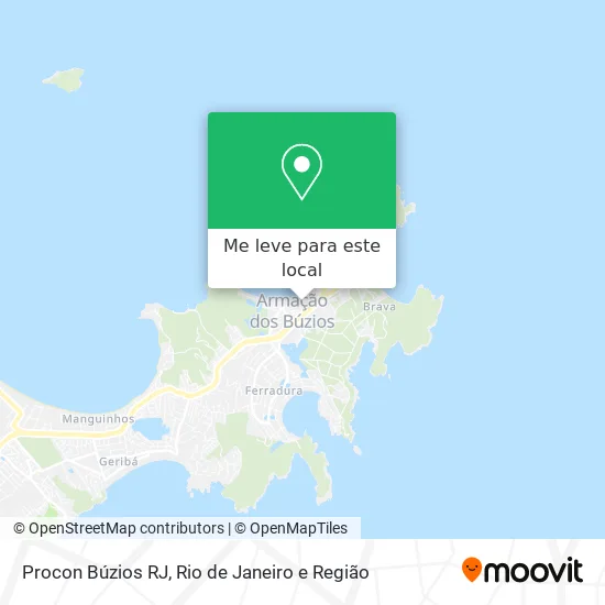 Procon Búzios RJ mapa