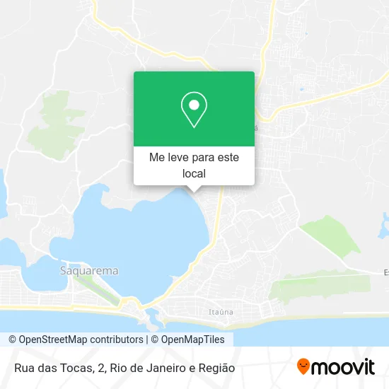 Rua das Tocas, 2 mapa