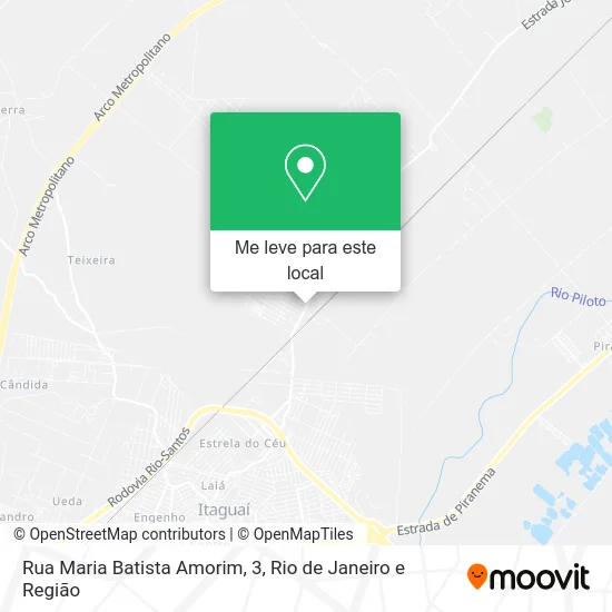 Rua Maria Batista Amorim, 3 mapa
