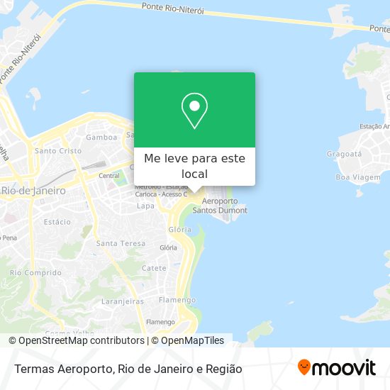 Termas Aeroporto mapa