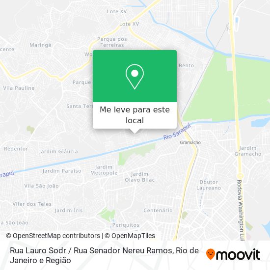 Rua Lauro Sodr / Rua Senador Nereu Ramos mapa