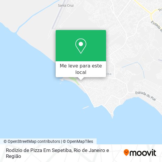 Rodízio de Pizza Em Sepetiba mapa