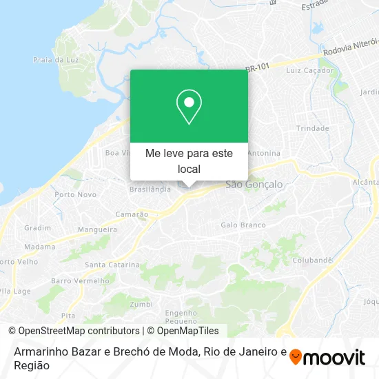 Armarinho Bazar e Brechó de Moda mapa