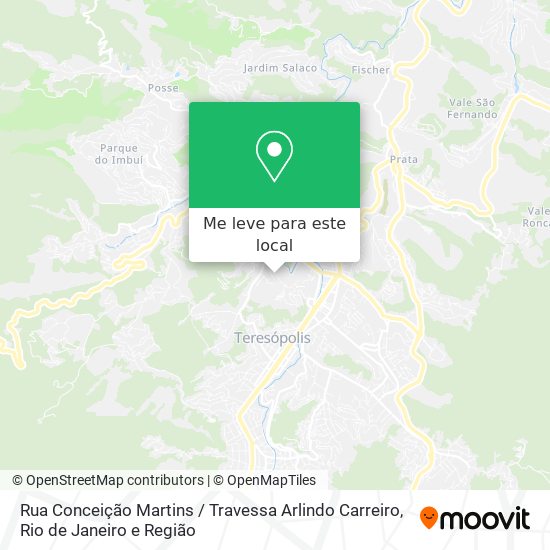 Rua Conceição Martins / Travessa Arlindo Carreiro mapa